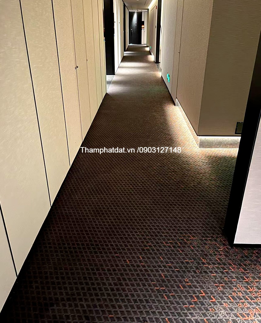 Thảm trải sàn hotel hành lang 